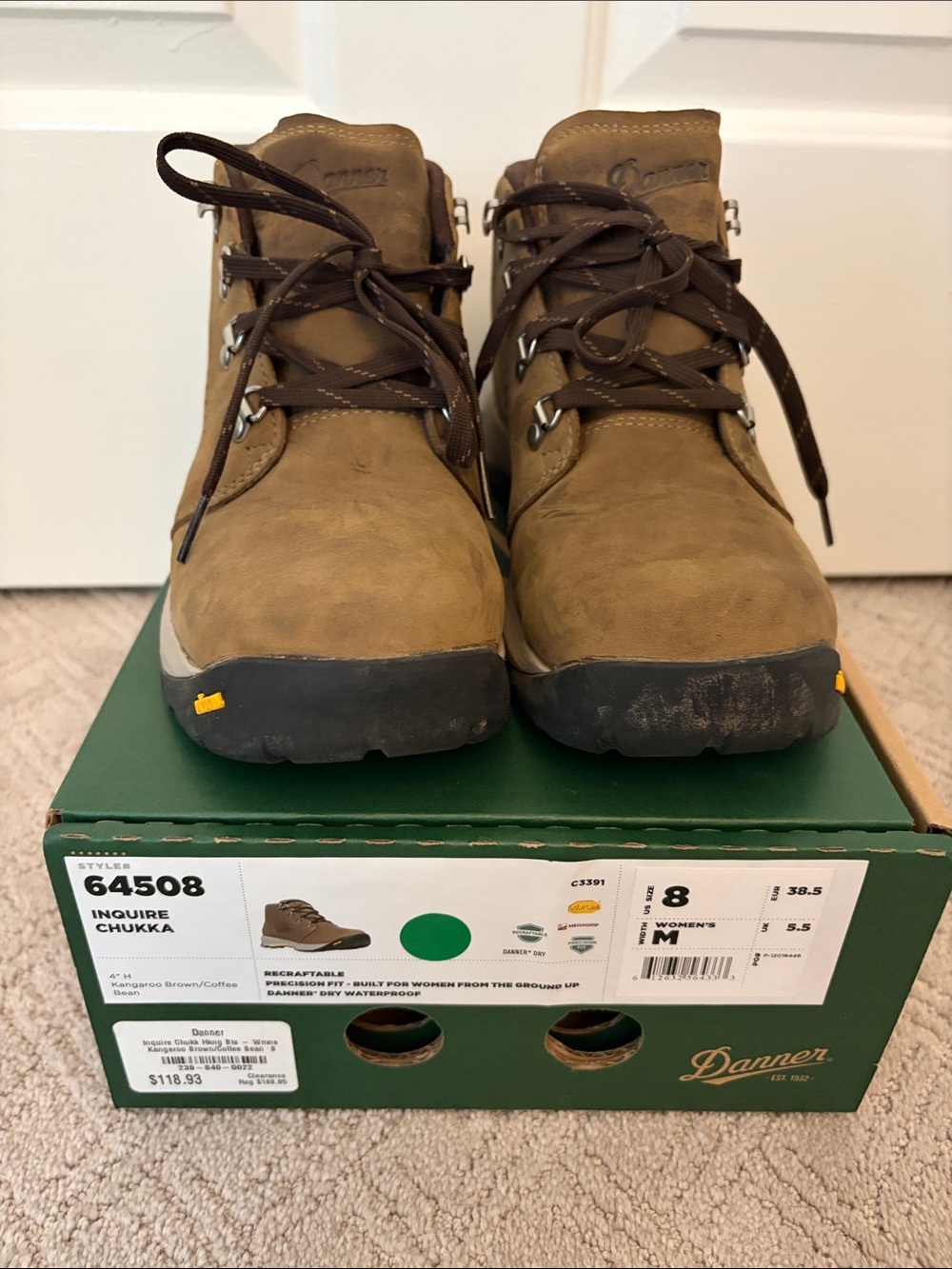Danner Inquire Chukka Women's Brown Leather Lace-Up Boots